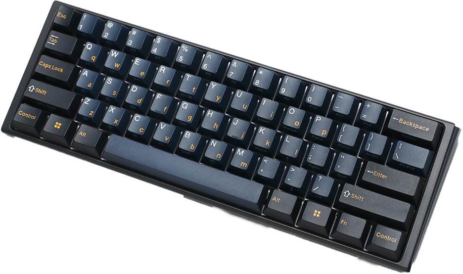 Ducky - Teclado Mecânico Ducky ONE 3 Pro Nazca Line 60% RGB 8K Polling Rate MX2A-Blue (PT)