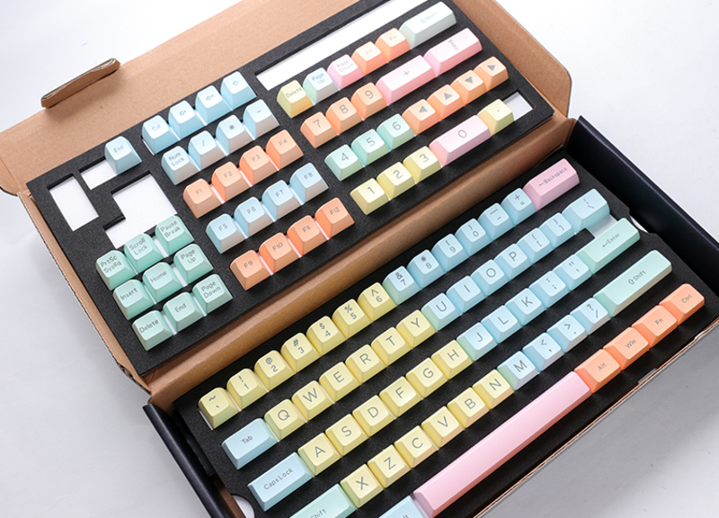 Ducky - Conjunto de 108 Teclas Ducky Cotton Candy SA, ABS, Double Shot (US)