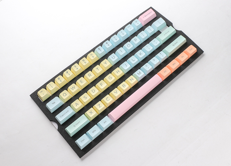 Ducky - Conjunto de 108 Teclas Ducky Cotton Candy SA, ABS, Double Shot (US)