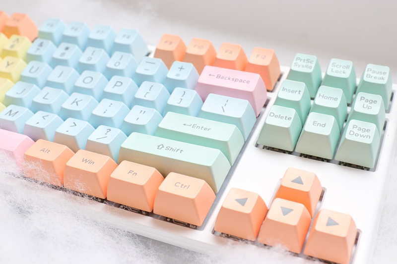 Ducky - Conjunto de 108 Teclas Ducky Cotton Candy SA, ABS, Double Shot (US)