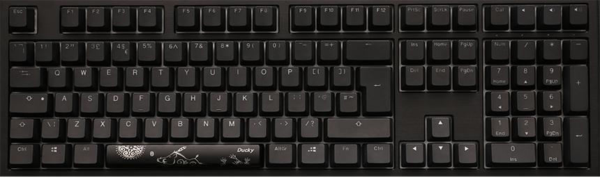 Teclado Ducky Shine 7 PBT Gaming Tastatur - MX-Black  (US), RGB LED, blackout