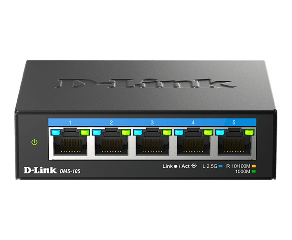 Switch D-Link DMS-105 5 Portas Gigabit