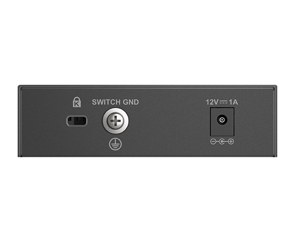 D-Link - Switch D-Link DMS-105 5 Portas Gigabit