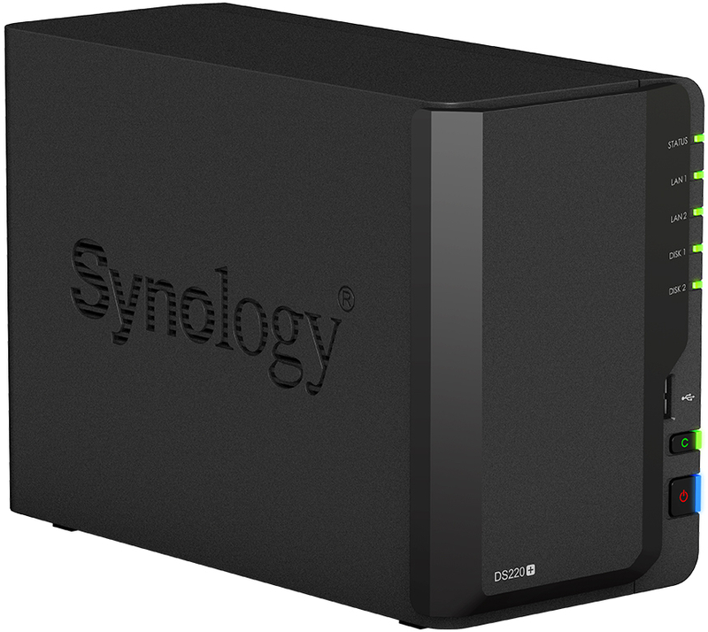 Synology - NAS Synology Disk Station DS220+ - 2 Baías - 2.0GHz-2.9GHz 2-core - 2GB RAM