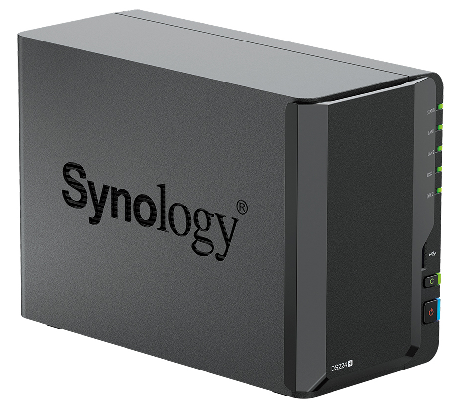 Synology - NAS Synology Disk Station DS224+ - 2 Baías -2.0GHz-2.7GHz 4-core - 2GB RAM