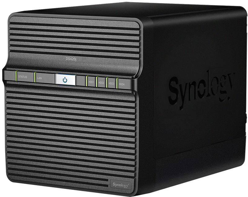 Synology - NAS Synology Disk Station DS420j - 4 Baías - 1.4GHz 4-core - 1GB RAM