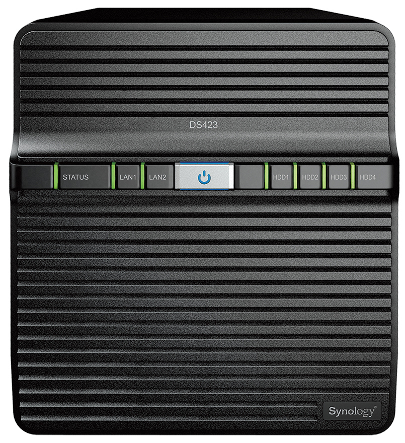 NAS Synology Disk Station DS423 - 4 Baías - 1.7GHz 4-core - 2GB RAM