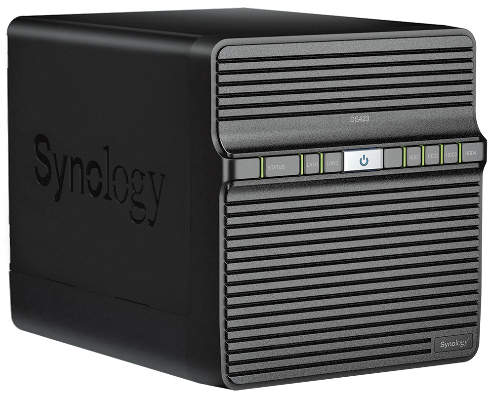 Synology - NAS Synology Disk Station DS423 - 4 Baías - 1.7GHz 4-core - 2GB RAM