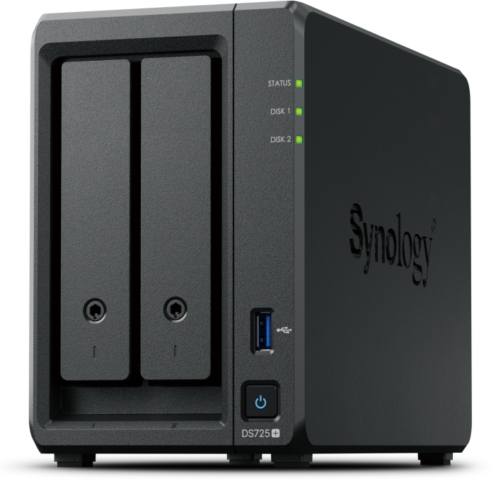 Picture of Picture of NAS Synology Disk Station D725+ - 2 Baías - CPU 2-Core AMD Ryzen R1600 - 4GB RAM