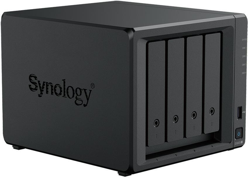 Synology - NAS Synology Disk Station DS925+ - 4 Baías - CPU 4-Core AMD Ryzen V1500B - 4GB RAM