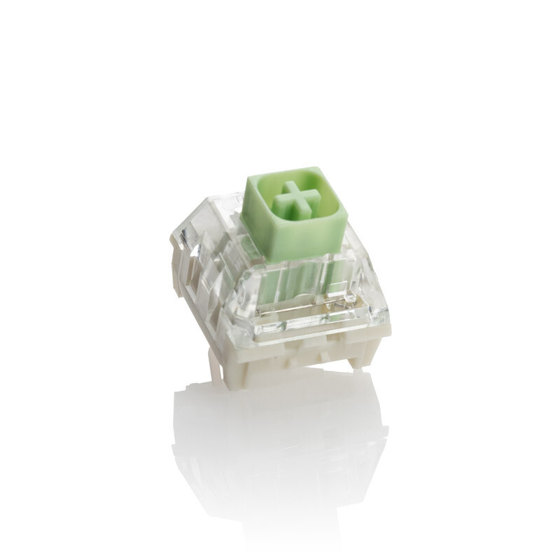 Ducky - Pack 110 Switches Ducky Kalih Box Jade, Mecânicos, 3-Pin, Clicky, MX-Steam, 50g