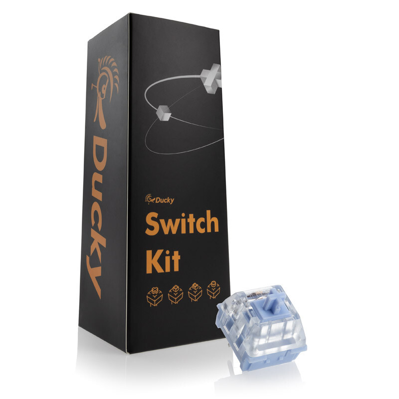 Pack 110 Switches Ducky Kalih Polia, Mecânicos, 3-Pin, Táctil, MX-Stem, 45g