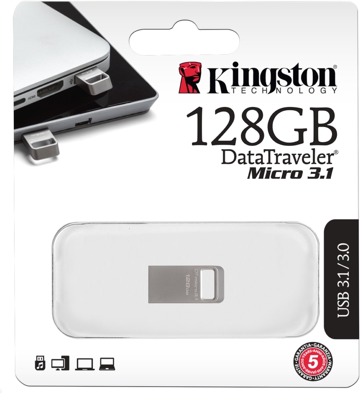 Kingston - Pen Kingston DataTraveler Micro 128GB USB3.1