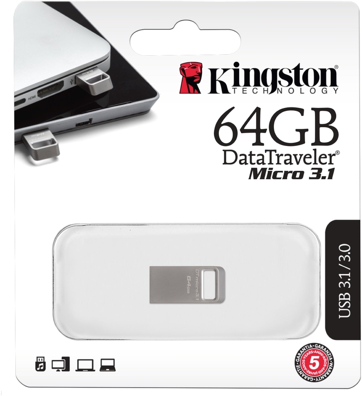 Kingston - Pen Kingston DataTraveler Micro 64GB USB3.1