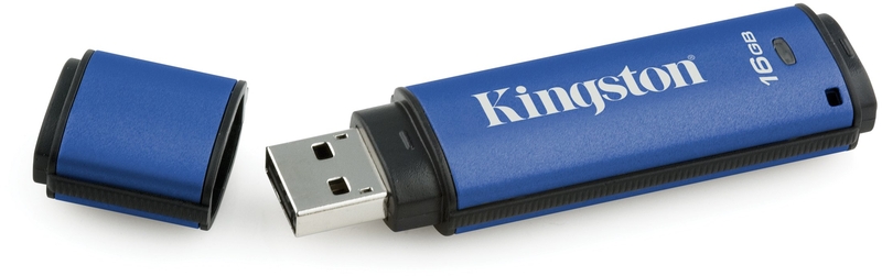 Kingston - Pen Kingston DataTraveler Vault 256bit AES Encrypted 16GB USB3.0