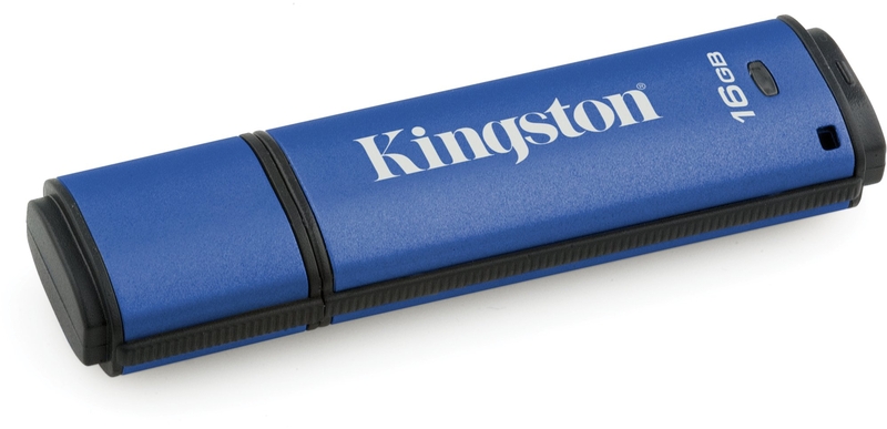 Kingston - Pen Kingston DataTraveler Vault 256bit AES Encrypted 16GB USB3.0