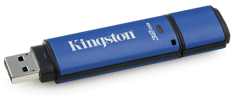Pen Kingston DataTraveler Vault 256bit AES Encrypted 32GB USB3.0