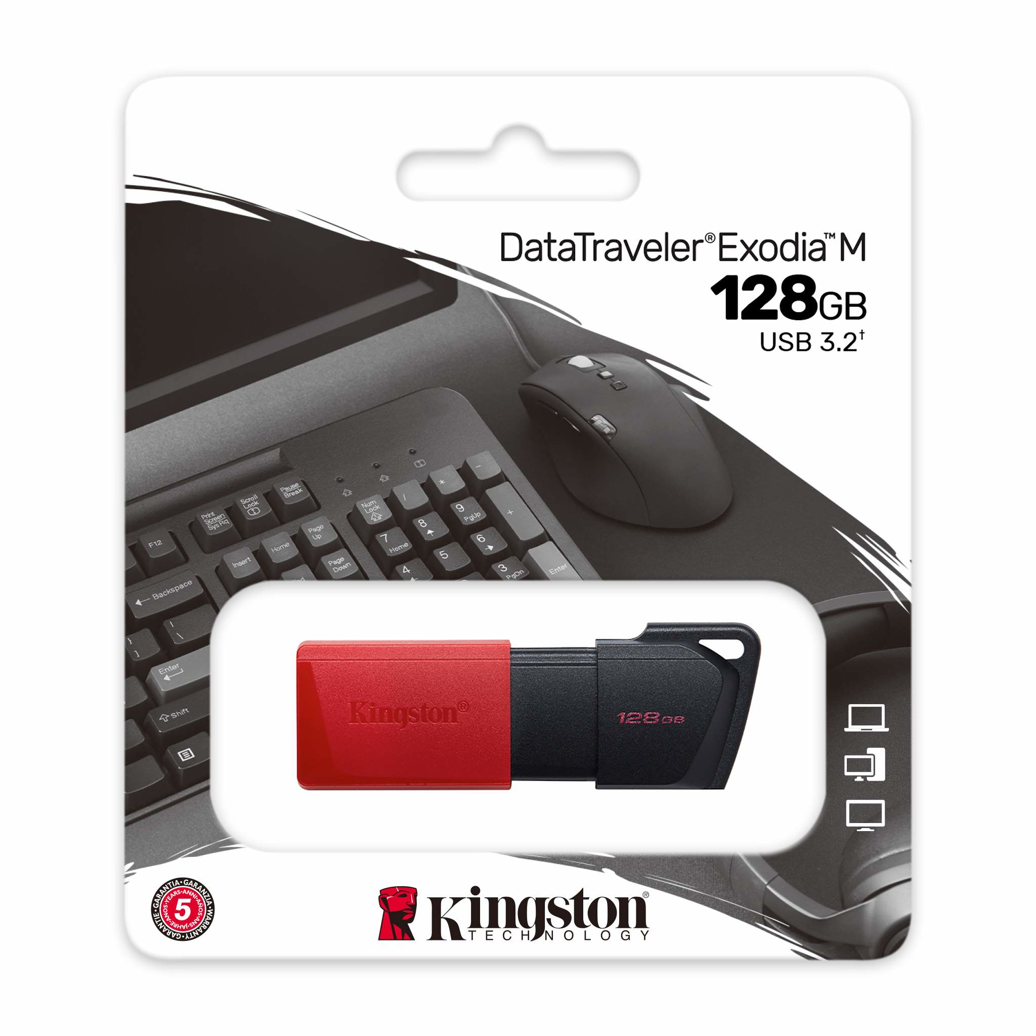 Kingston - Pen Kingston DataTraveler Exodia M 128GB USB3.2 Gen 1