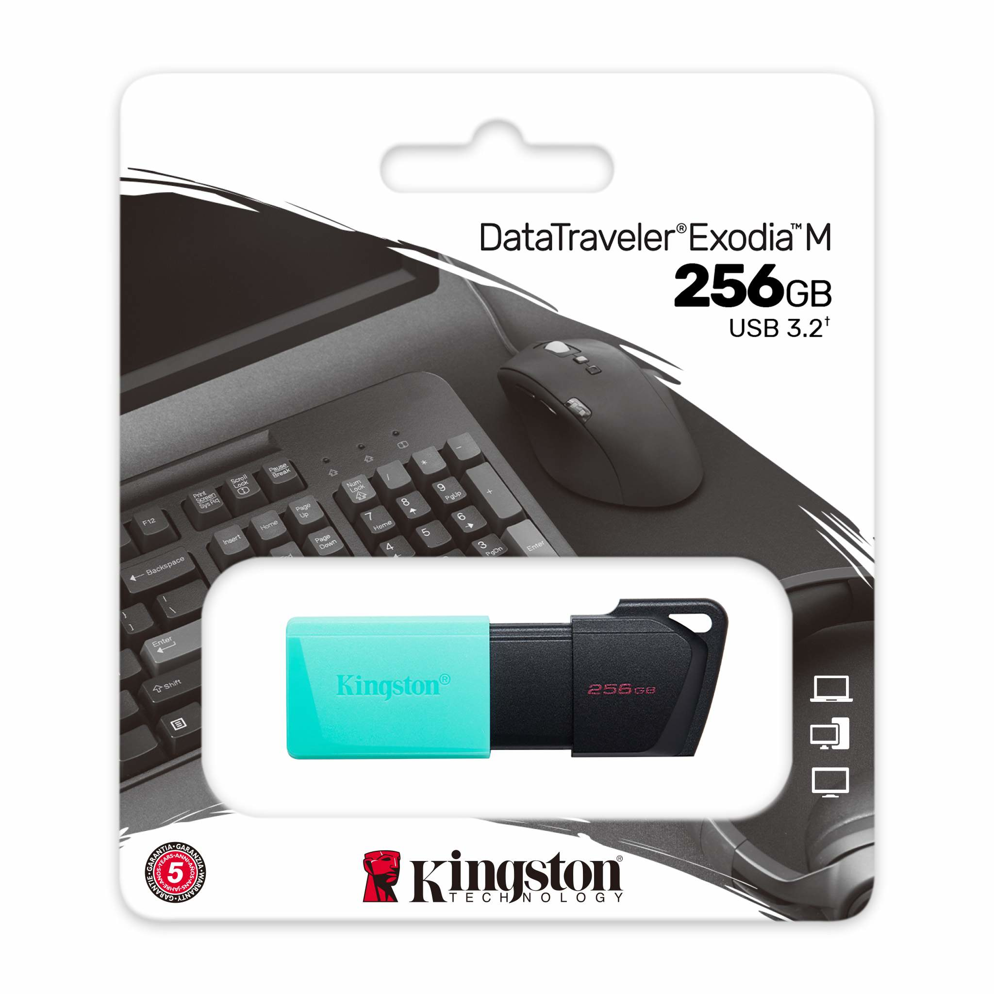 Kingston - Pen Kingston DataTraveler Exodia M 256GB USB3.2 Gen 1
