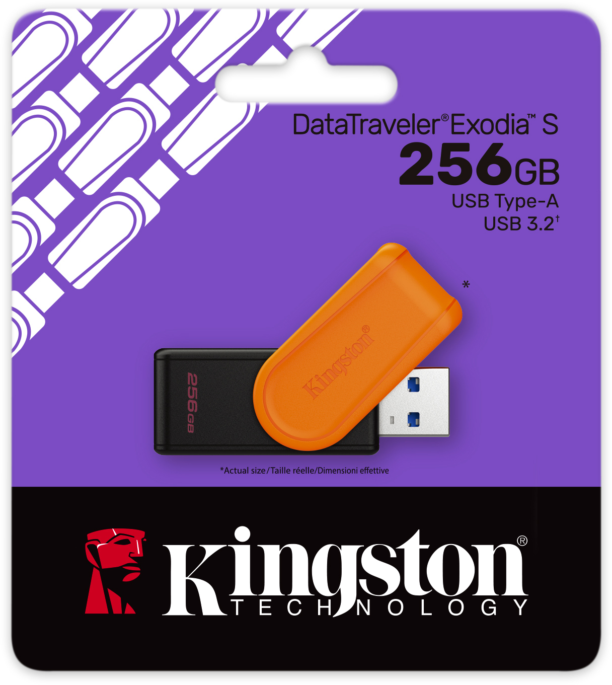 Kingston - Pen Kingston DataTraveler Exodia S 256GB USB3.2 Gen 1
