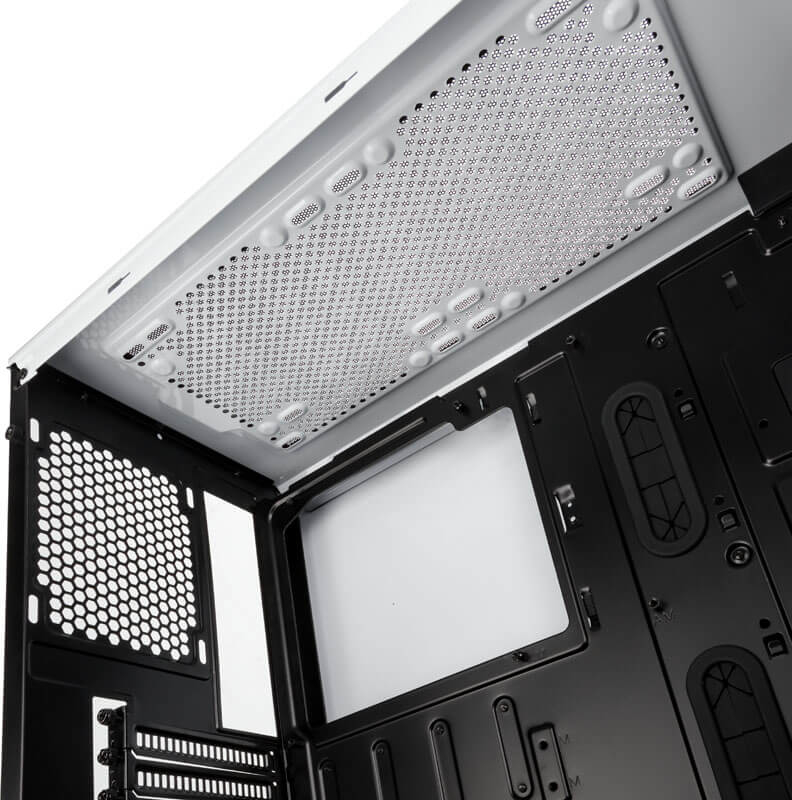 Phanteks - ** B Grade ** Caixa ATX Phanteks Eclipse P400 Air Vidro Temperado Mesh DRGB Branco