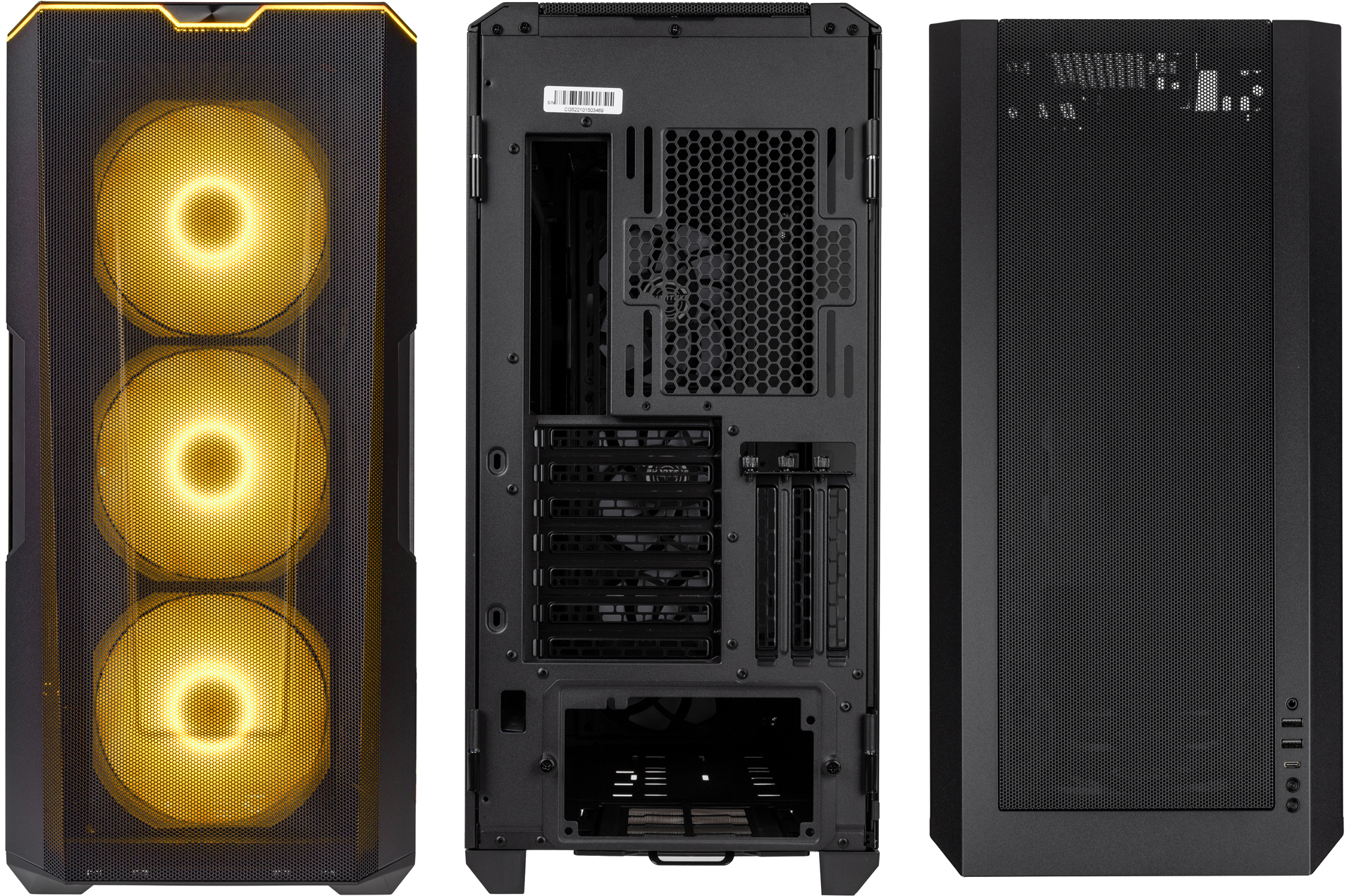 Phanteks - ** B Grade ** Caixa ATX Phanteks Eclipse G500A D-RGB Vidro Temperado Preto