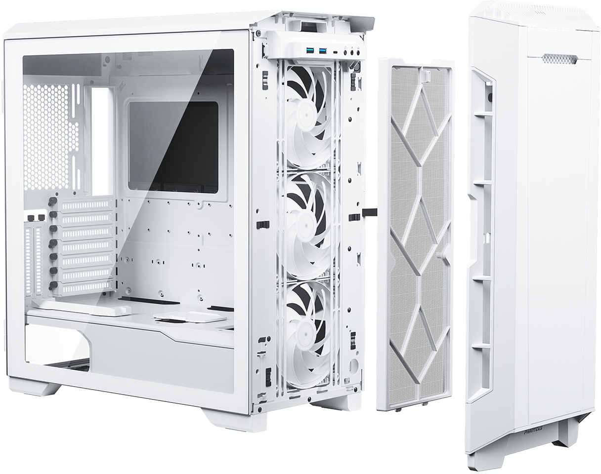 Phanteks - ** B Grade ** Caixa ATX Phanteks Eclipse P600S Silent Vidro Temperado Branco