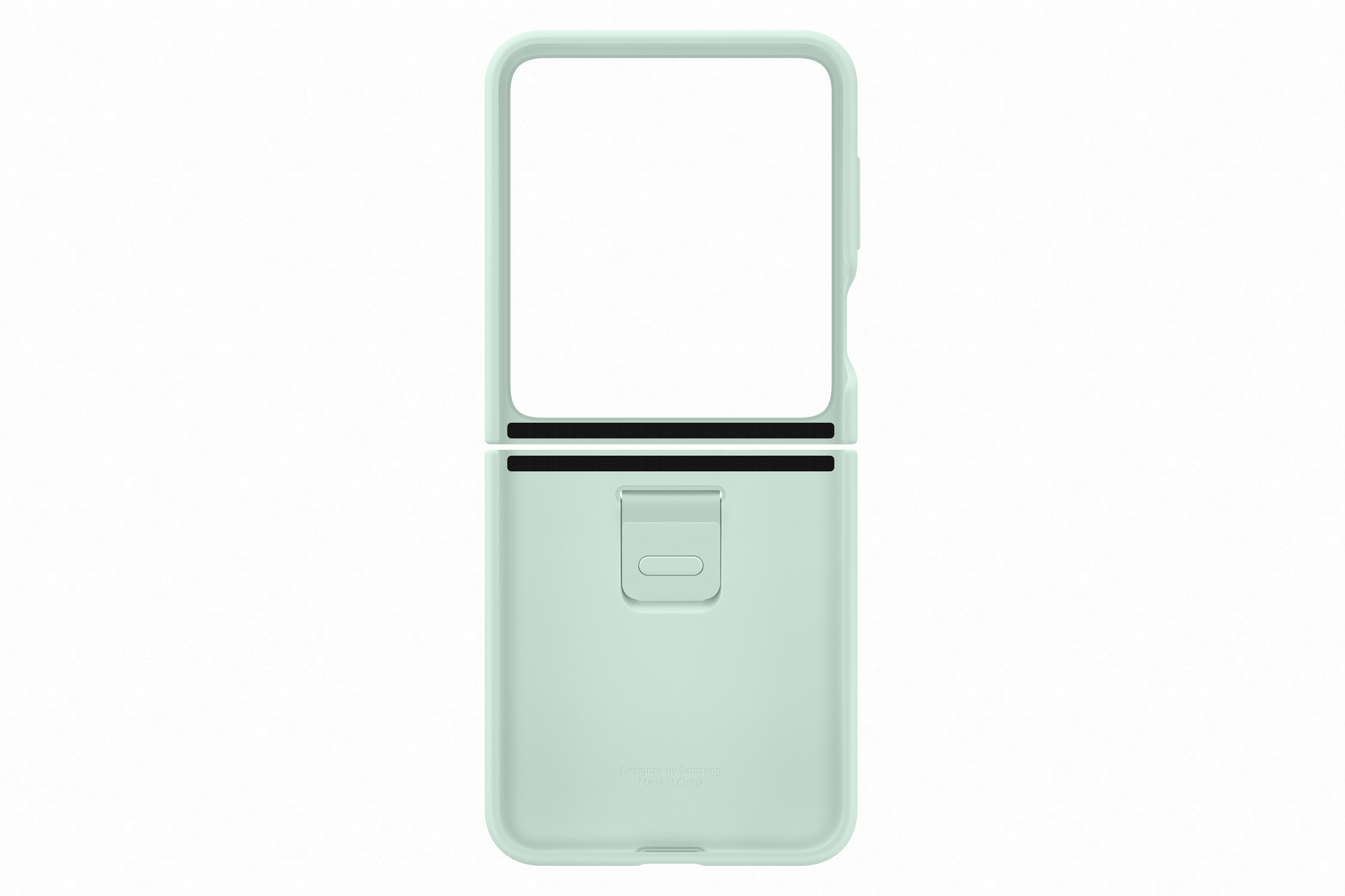 Samsung - Capa de Silicone Samsung Flip 5 com Anel Verde Oceano