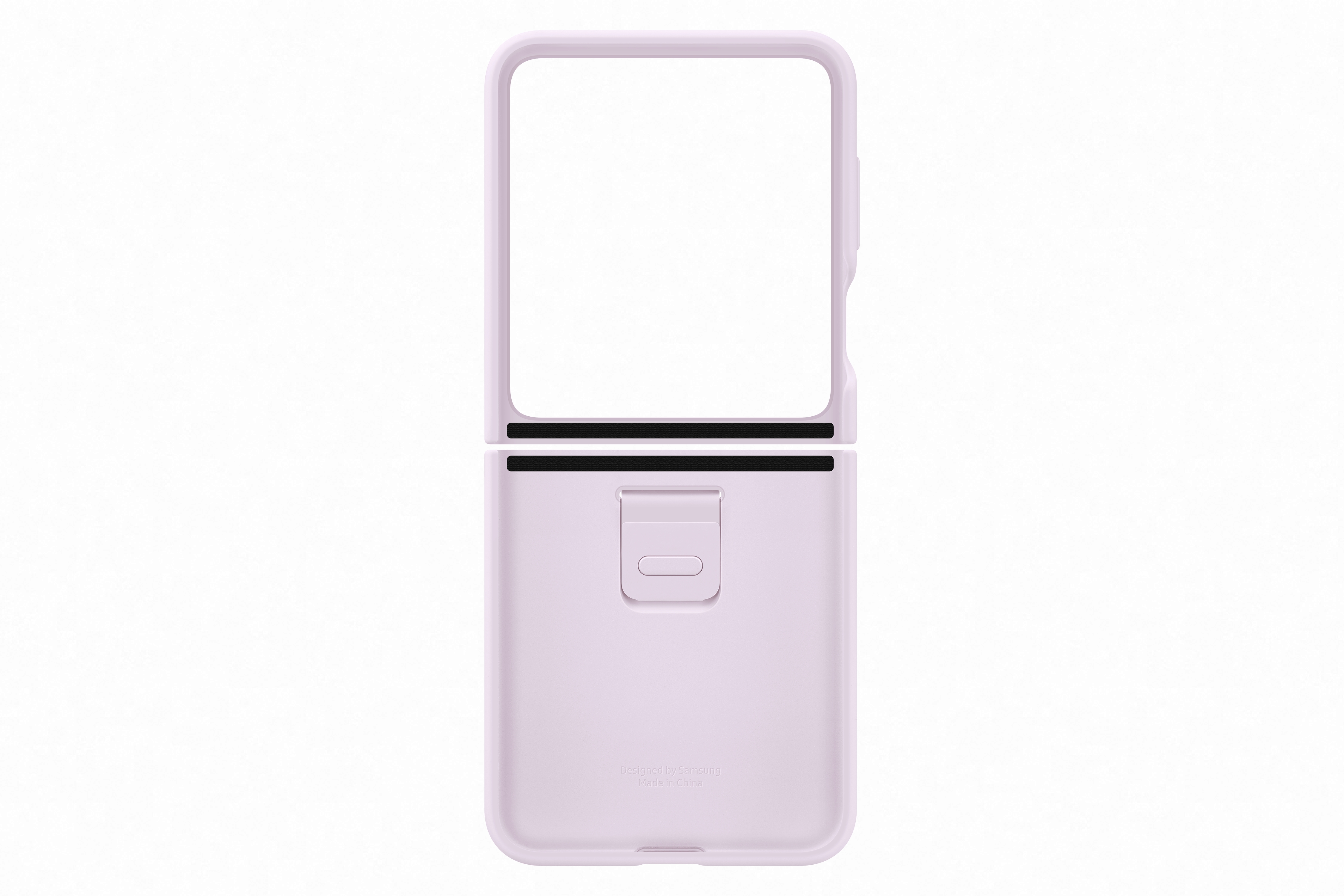 Samsung - Capa de Silicone Samsung Flip 5 com Anel Lavanda