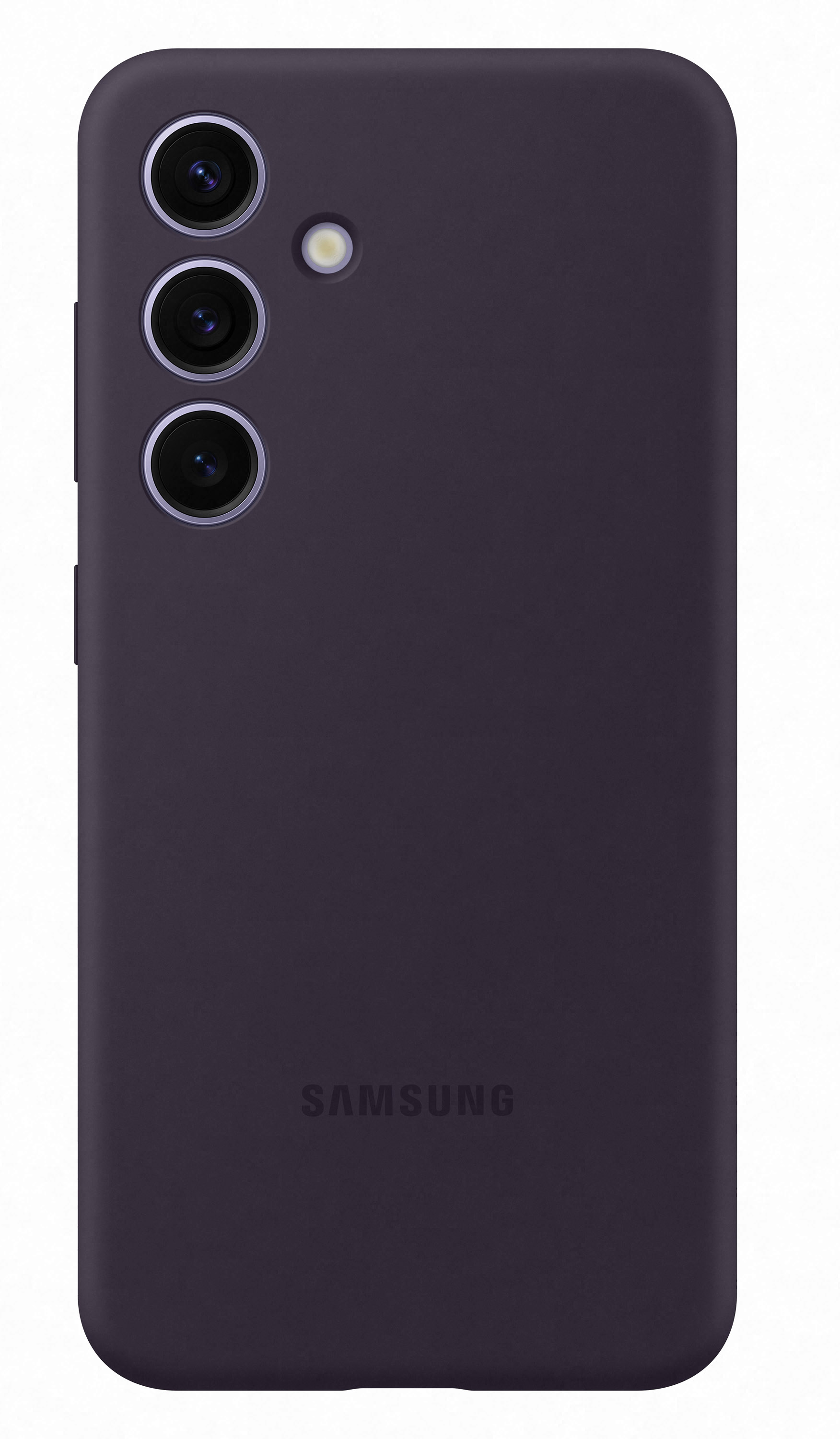 Capa de Silicone Samsung Galaxy S24 Preto Purpura