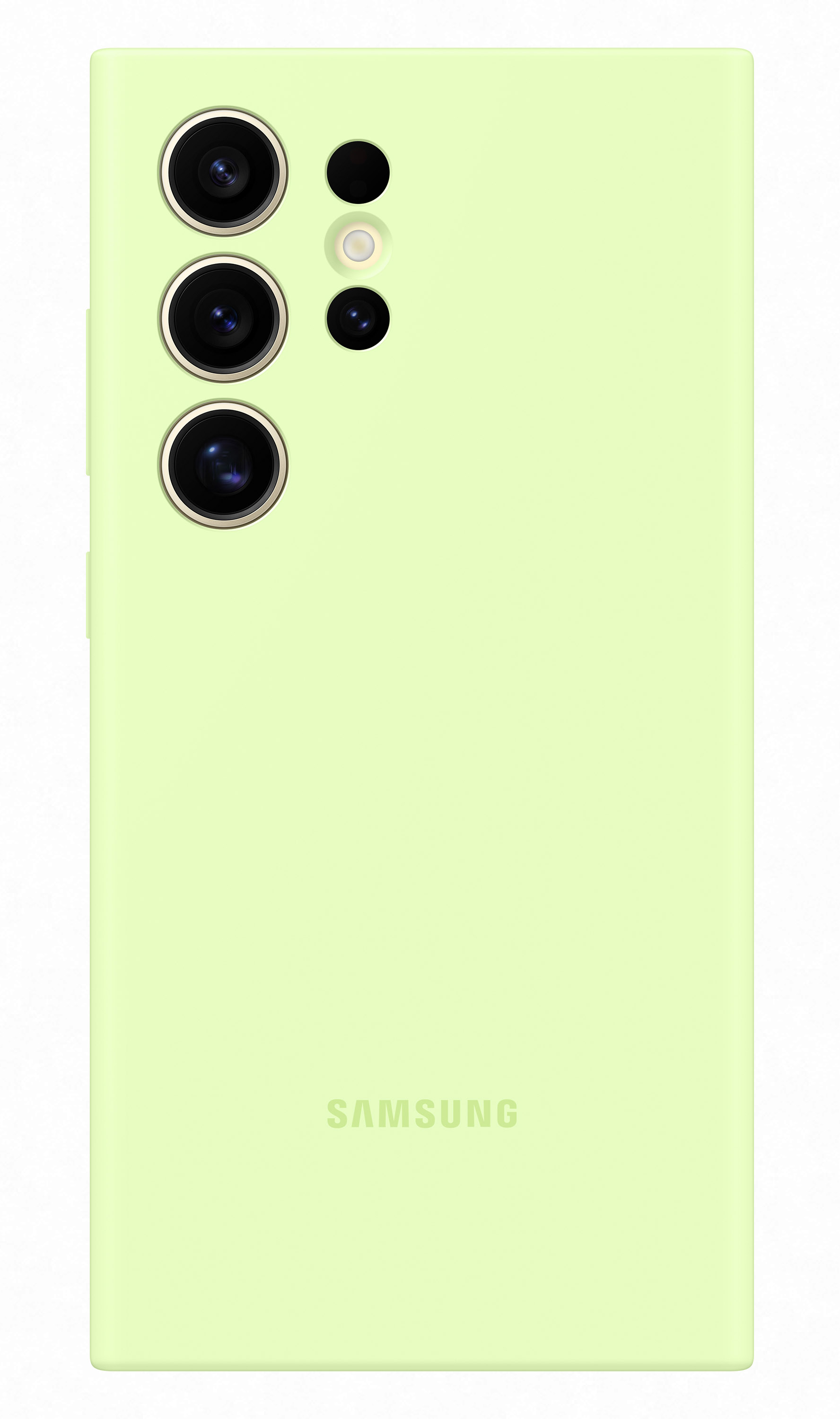 Capa de Silicone Samsung Galaxy S24 Ultra Verde Claro