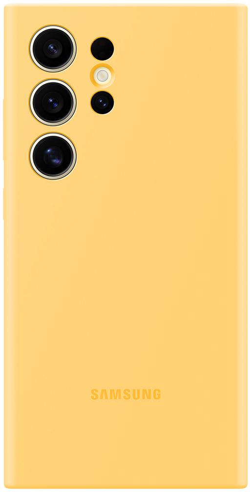 Capa de Silicone Samsung Galaxy S24 Ultra Amarelo