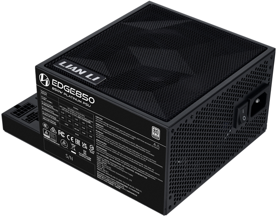 Lian Li - Fonte Modular Lian Li Edge 850W 80+ Platinum Preto