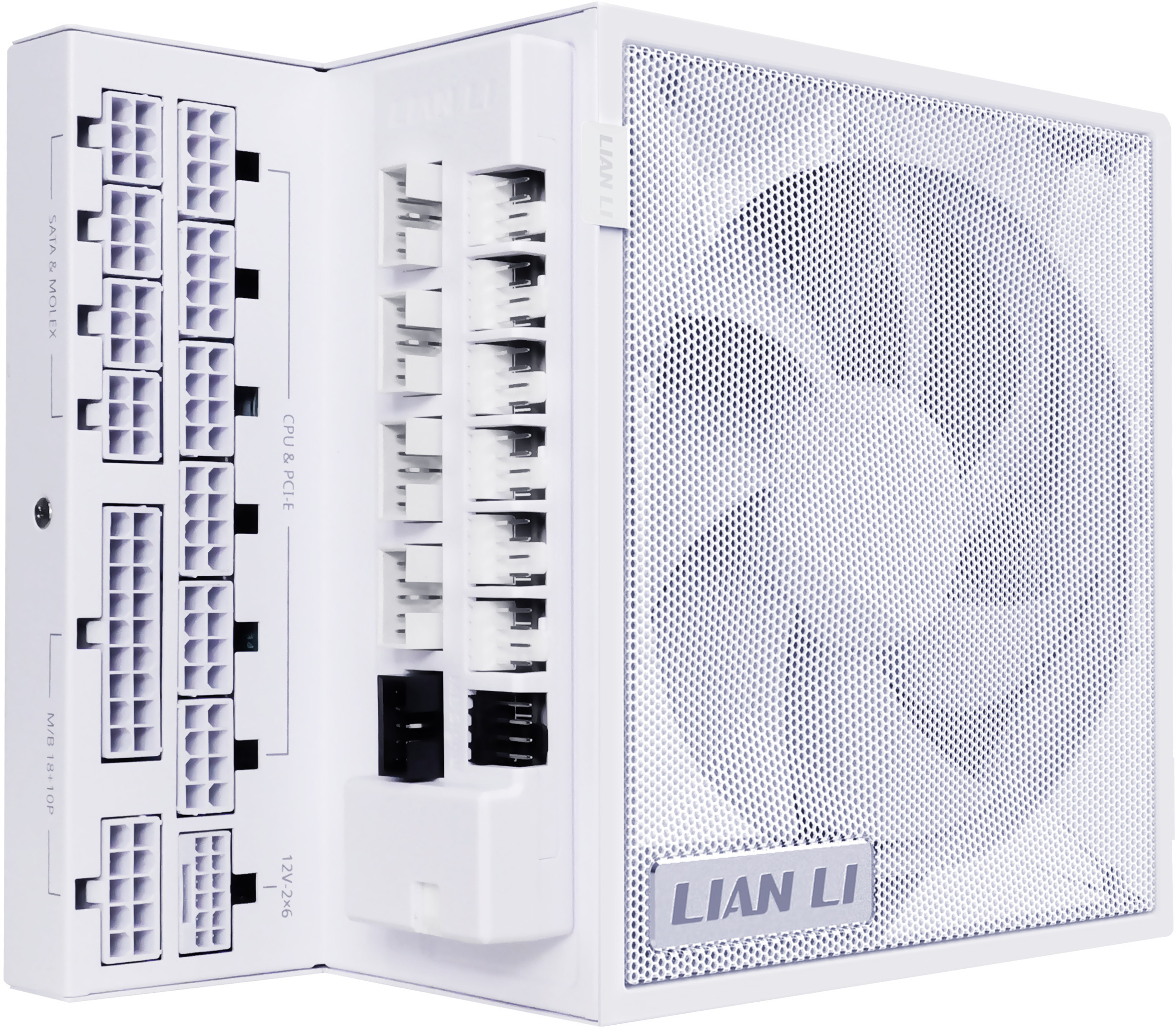 Lian Li - Fonte Modular Lian Li Edge 1000W 80+ Gold Branco