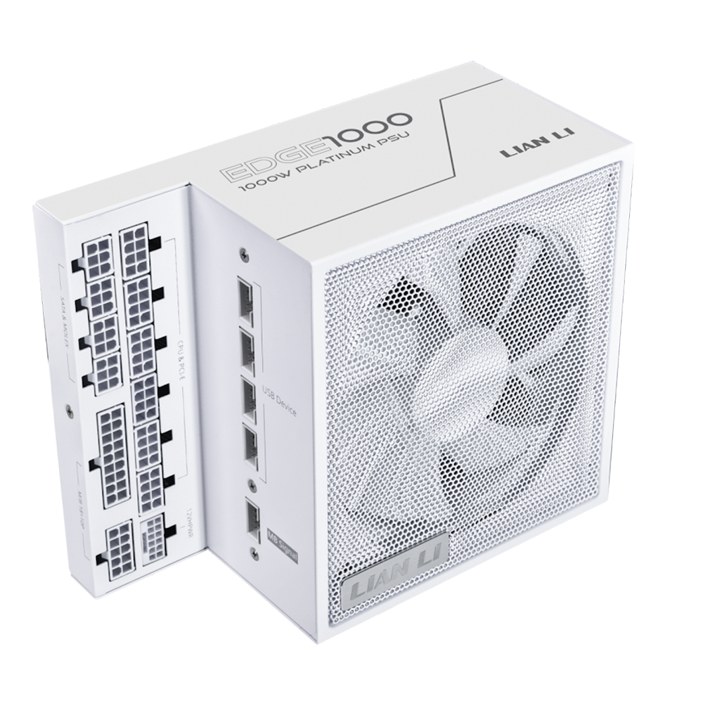 Fonte Modular Lian Li Edge 1000W 80+ Platinum Branco