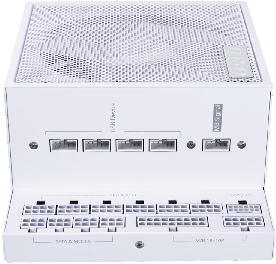 Lian Li - Fonte Modular Lian Li Edge 1300W 80+ Platinum Branco