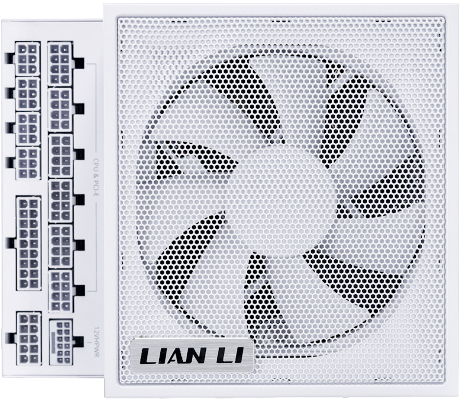 Lian Li - Fonte Modular Lian Li Edge 1300W 80+ Platinum Branco