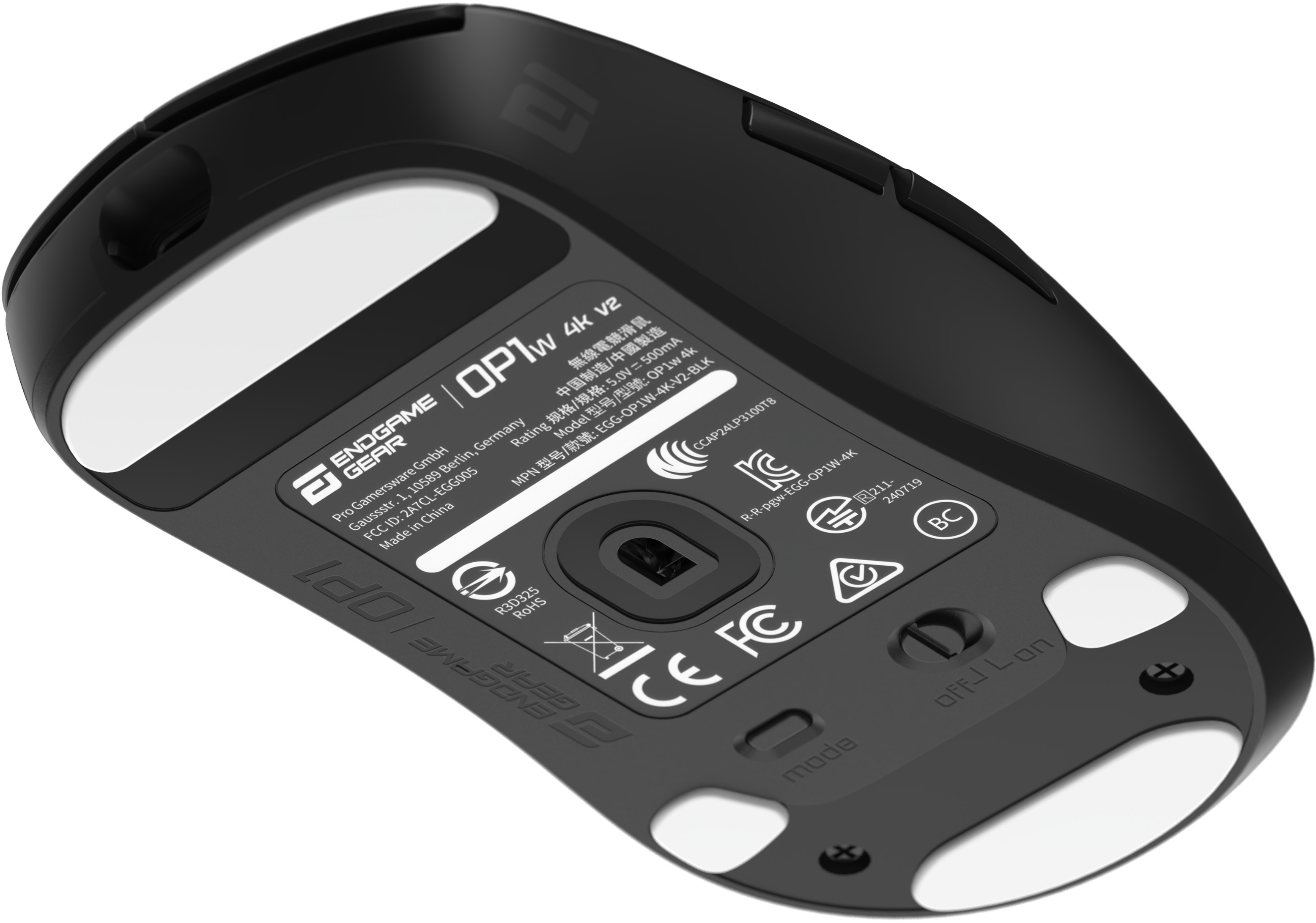 Endgame Gear - Rato Gaming Endgame Gear OP1w 4k V2 Wireless Gaming Mouse - Preto
