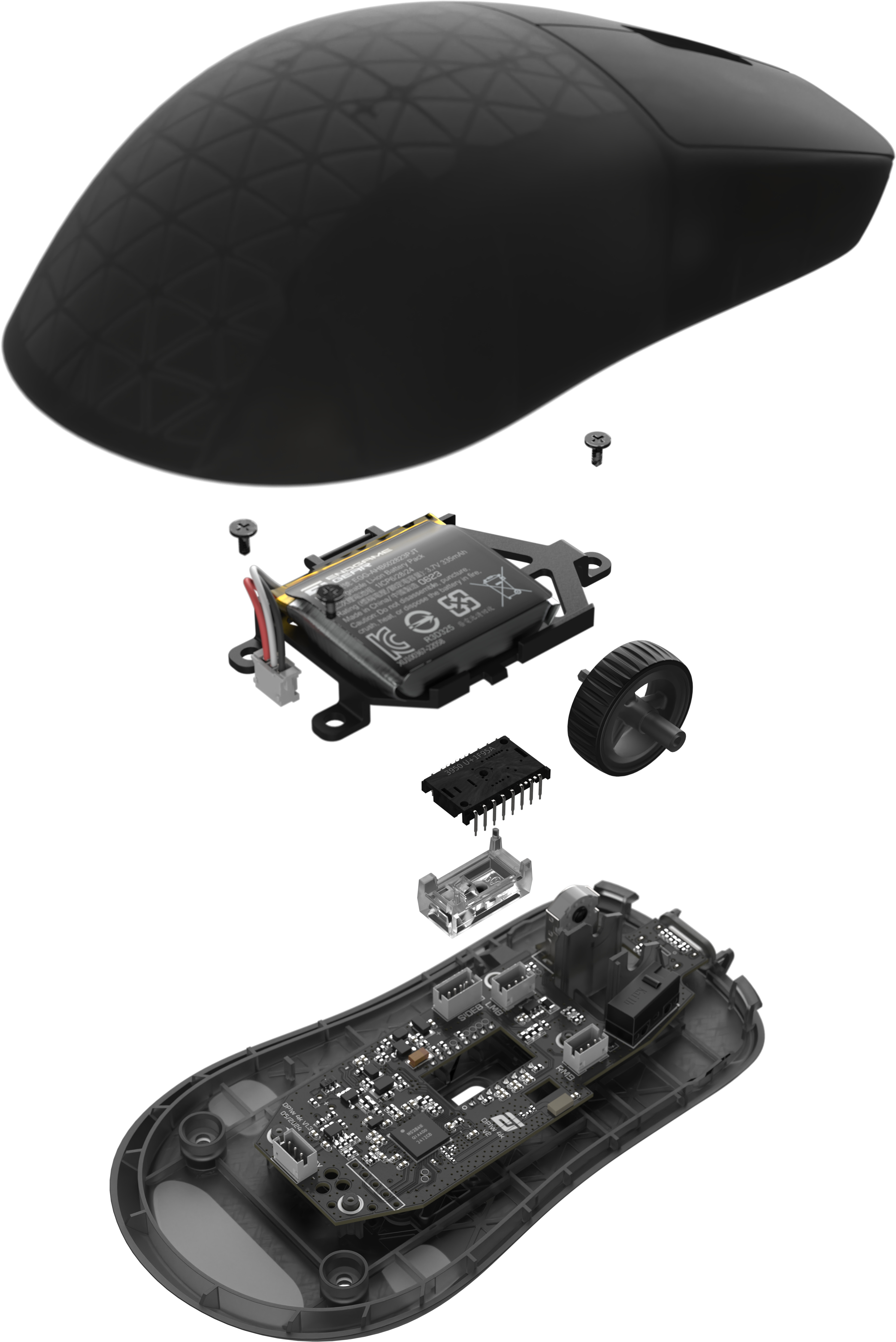 Endgame Gear - Rato Gaming Endgame Gear OP1w 4k V2 Wireless Gaming Mouse - Dark Frost