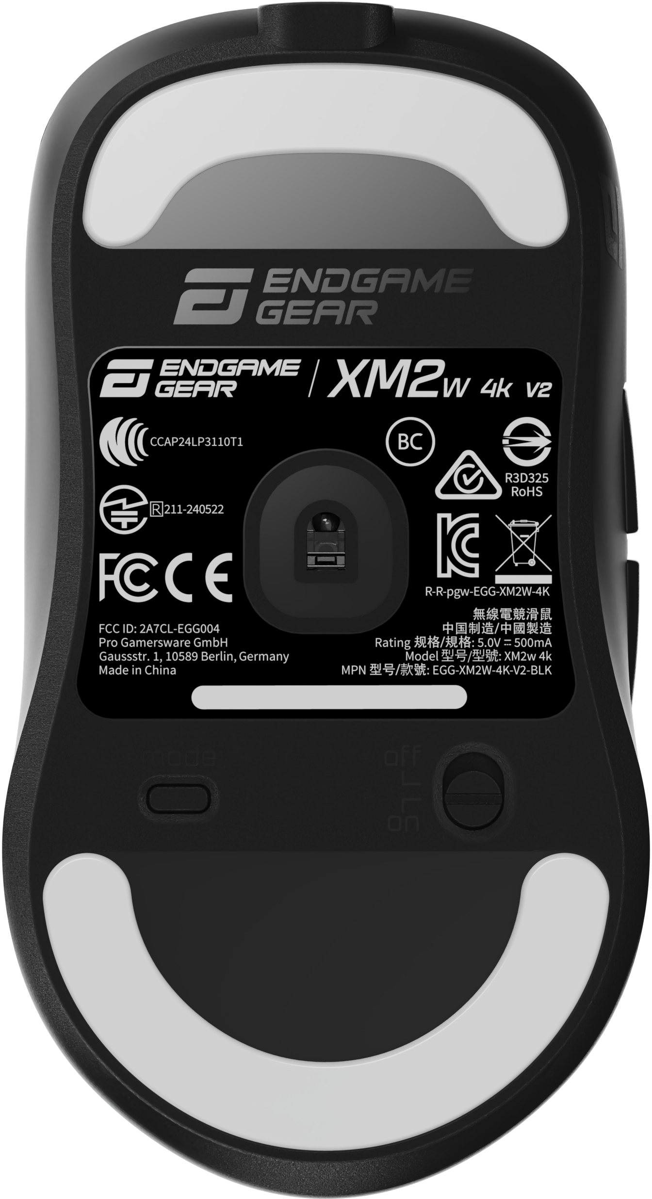Endgame Gear - Rato Gaming Endgame Gear XM2w 4k V2 Wireless - Preto