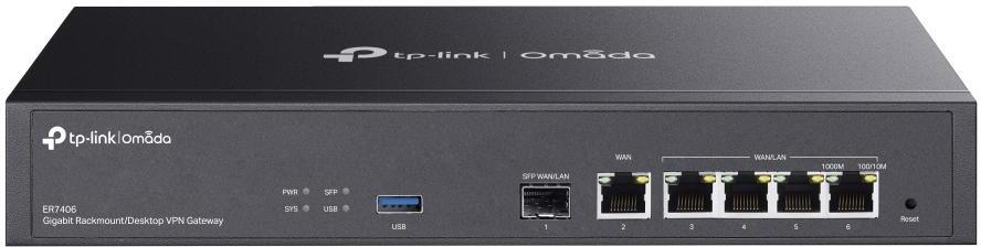 TP-Link - Router TP-Link Omada Gigabit Rackmount/Desktop VPN Gateway