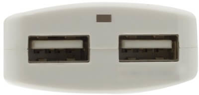 Ewent - Carregador Tomada Ewent 2 Portas USB 2.4A (12W) Branco