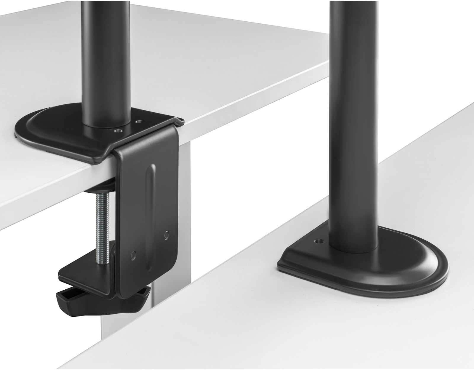 Ewent - Suporte de Monitor + Portátil Ewent EW1519 Desk Mounting 13" - 32" Articulado Preto