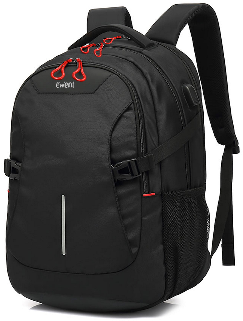 Ewent - Mochila Ewent EW2526 Notebook Backpack 15.6 Preta com Porta USB