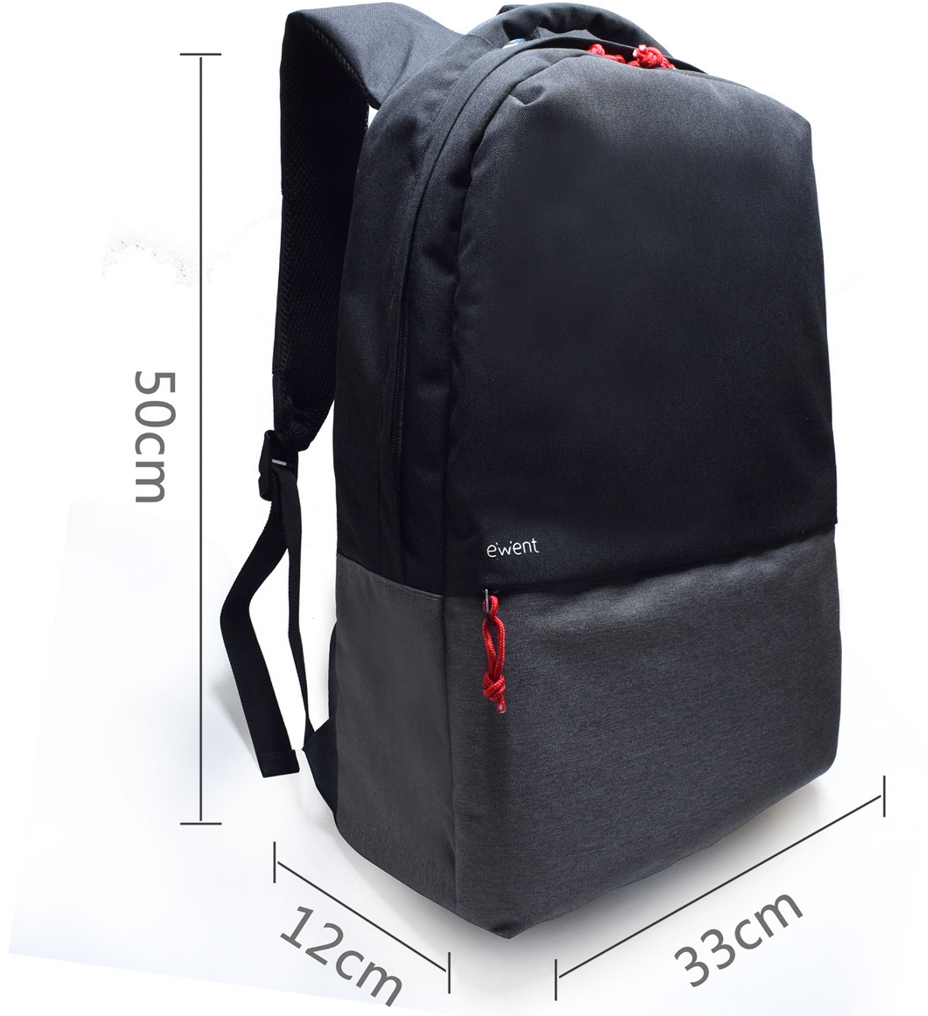 Ewent - Mochila Ewent EW2529 Urban Notebook Backpack 17.3" Preta c/ Outlet USB