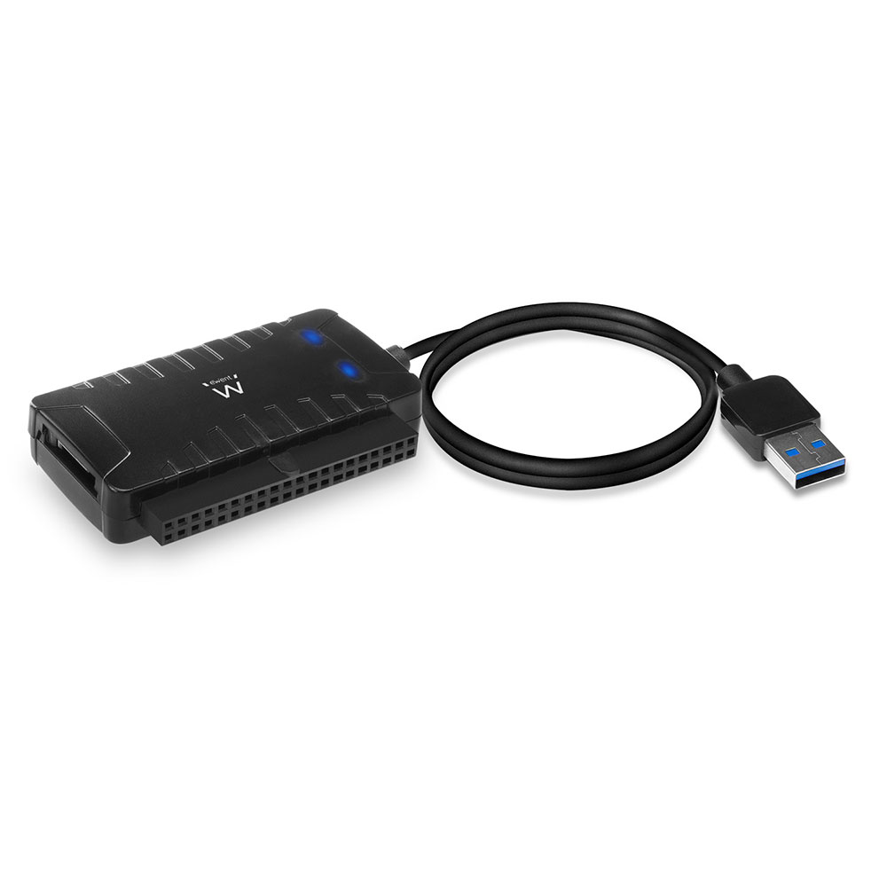 Adaptador Gigabit Ewent USB 3.2 Gen1 > IDE/SATA de 2.5 e 3.5"