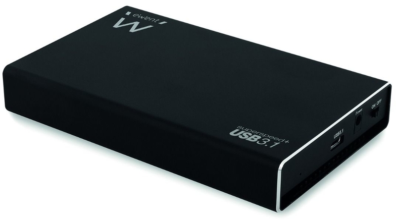 Caixa HDD/SSD Ewent 2.5" SATA - USB 3.1 Gen 2 Type C + Type A