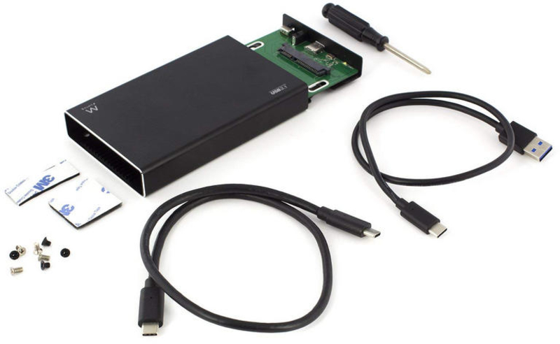 Ewent - Caixa HDD/SSD Ewent 2.5" SATA USB 3.1 Gen 2 Type C + Type A