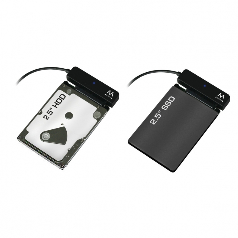 Ewent - Adaptador Gigabit Ewent USB-C 3.1 Gen 1 Macho > SATA 2.5" Macho Preto