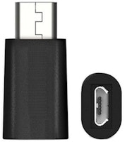 Adaptador Ewent USB C Macho > Micro USB Femea Preto